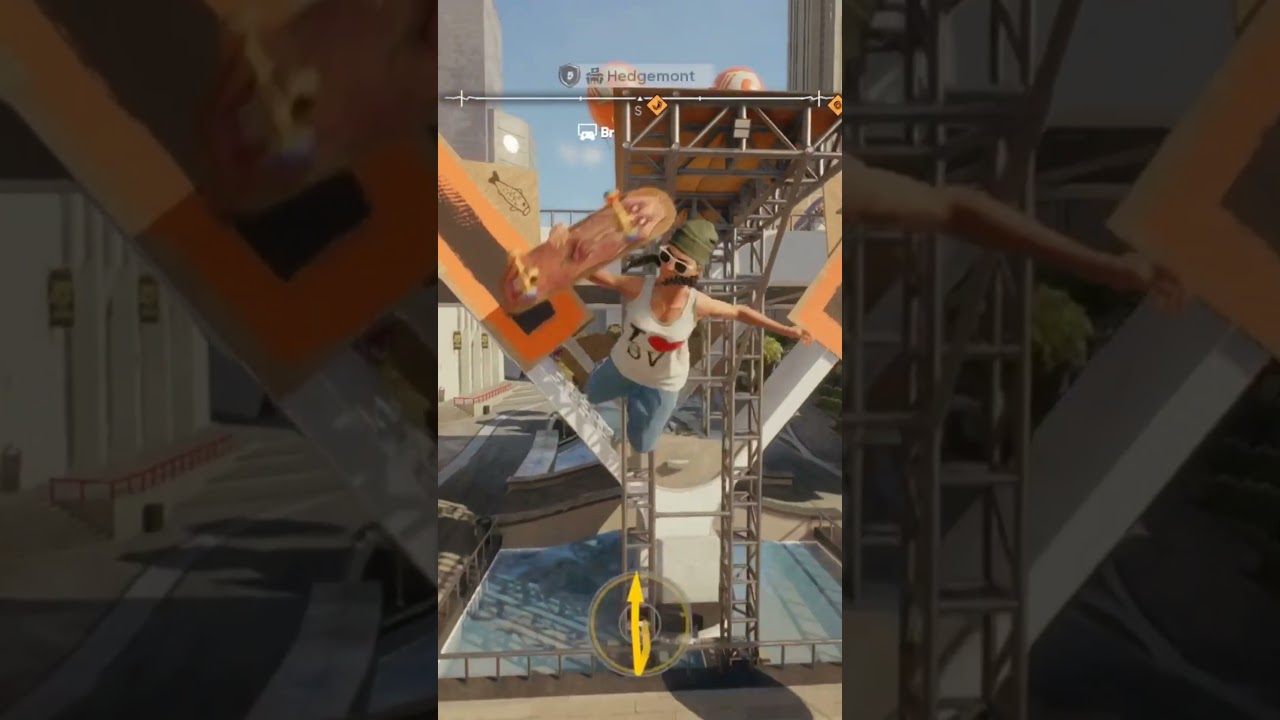 Insane Thread the Needle #skate4gameplay #skate #clips #remix