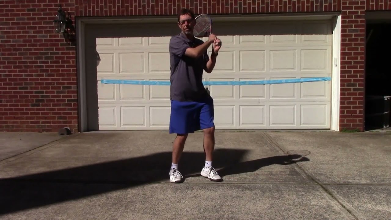Tennis Two hand forehand for begginers