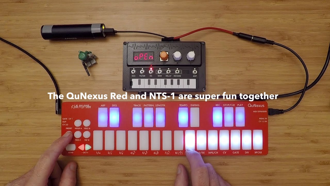 QuNexus Red and NTS-1 Jam
