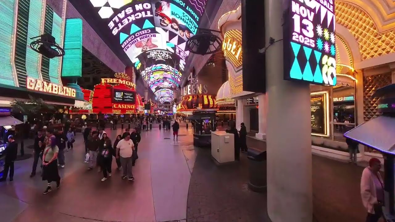 Freemont Street Experience December 2025