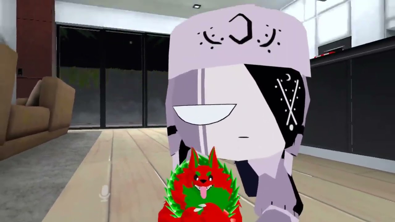 Fnf Mfm x Xmas wolf puppy babysitting rp (Vrchat) #vrchat #Rp