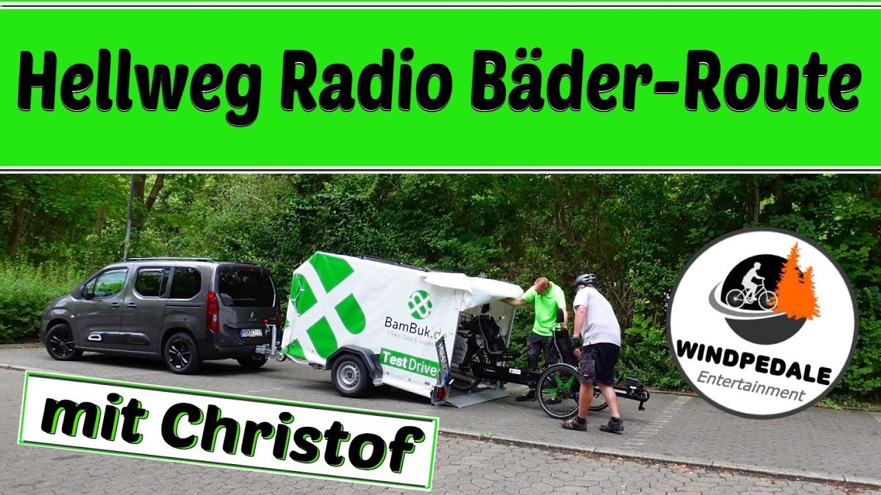 Hellweg Radio Bäder-Route mit Christof   I BAMBUK eTrike Tandem I TRIKE I LIEGERAD I