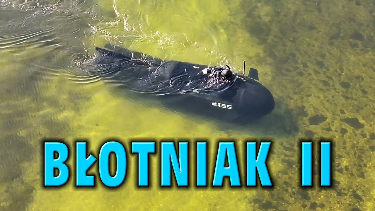 Błotniak II (B 155 Submarine) - Wodowanie i testy
