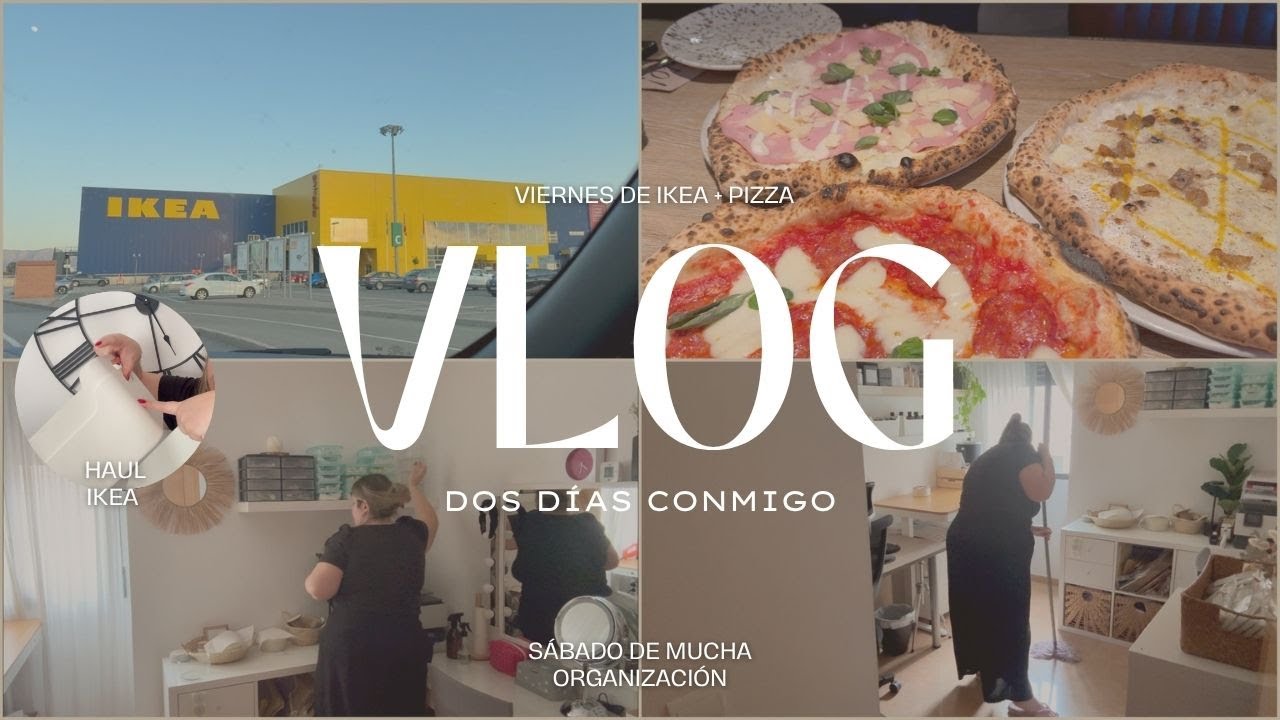 ✨VLOG✨VIERNES DE IKEA Y PIZZA 🍕 + HAUL + VERVEINE SIGUE CRECIENDO 🕯️+ SÁBADO DE MUCHA ORGANIZACIÓN 🧹