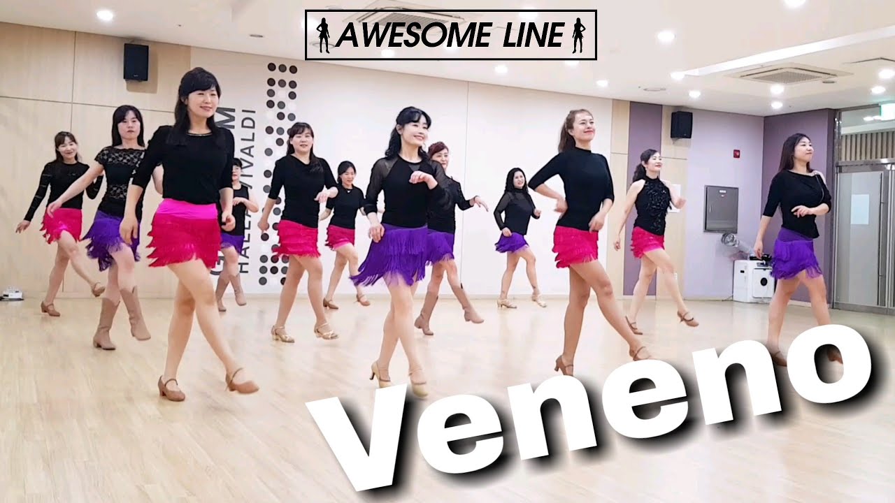 Veneno Line Dance - Ria Vos, October 2018
