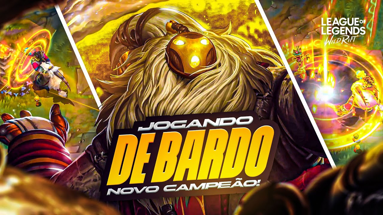 BARDO É O SUPORTE MAIS BROKEN JÁ LANÇADO? TESTANDO O NOVO CAMPEÃO! | LoL Wild Rift