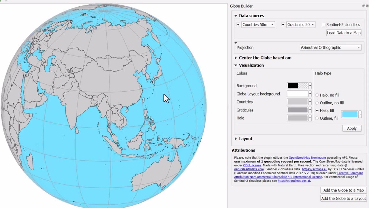 QGIS Tips - Globe inset maps