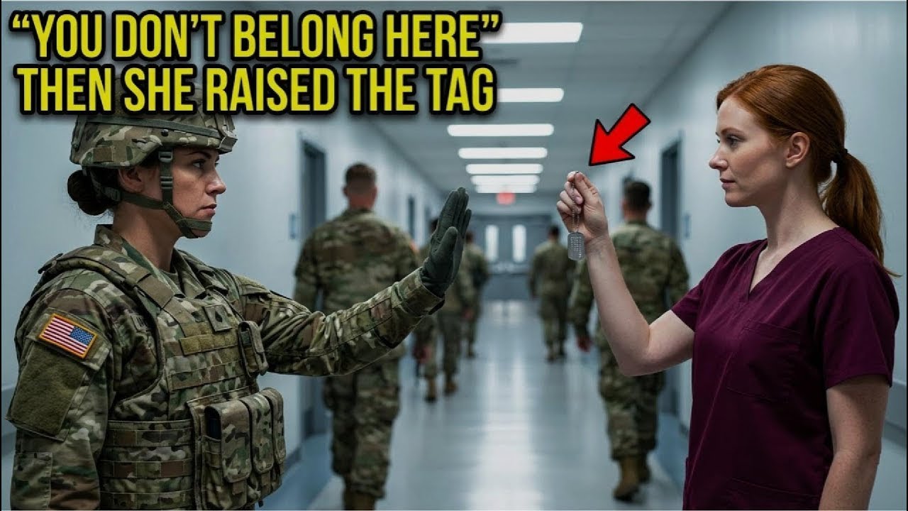 Security Blocked Her at the Door — Then One Dog Tag Changed Everything.