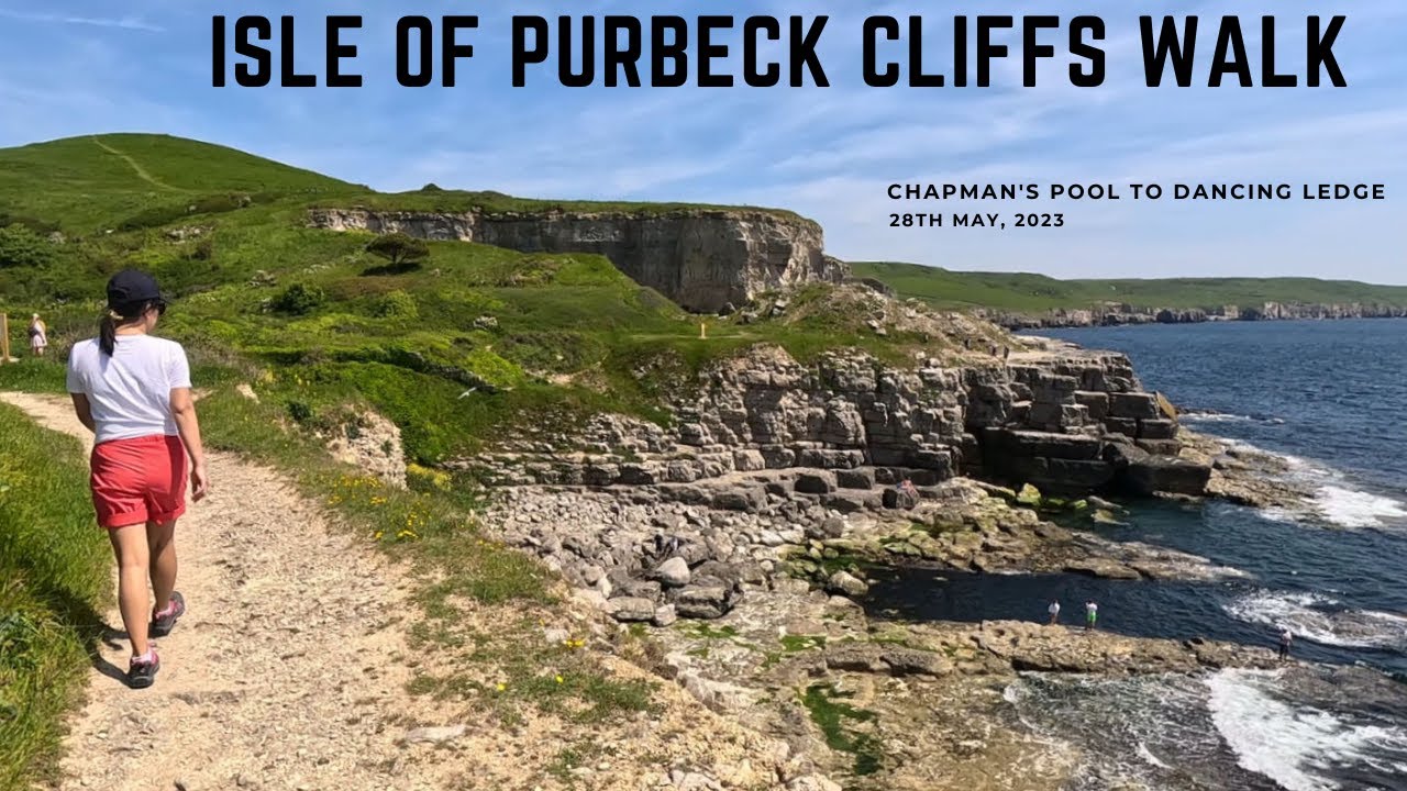 A scenic walk along the clifftop paths from Chapman's Pool to Dancing Ledge