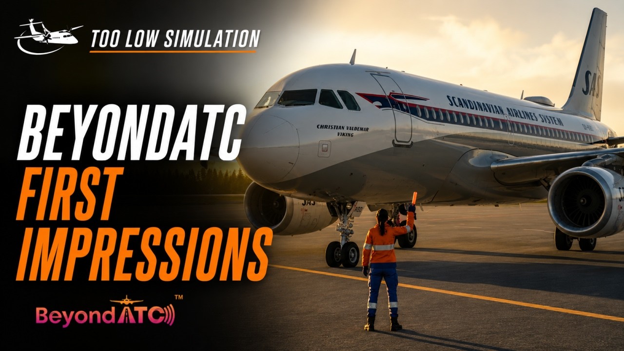 Raw first impression - BeyondATC - Full flight ENBR-ENGM