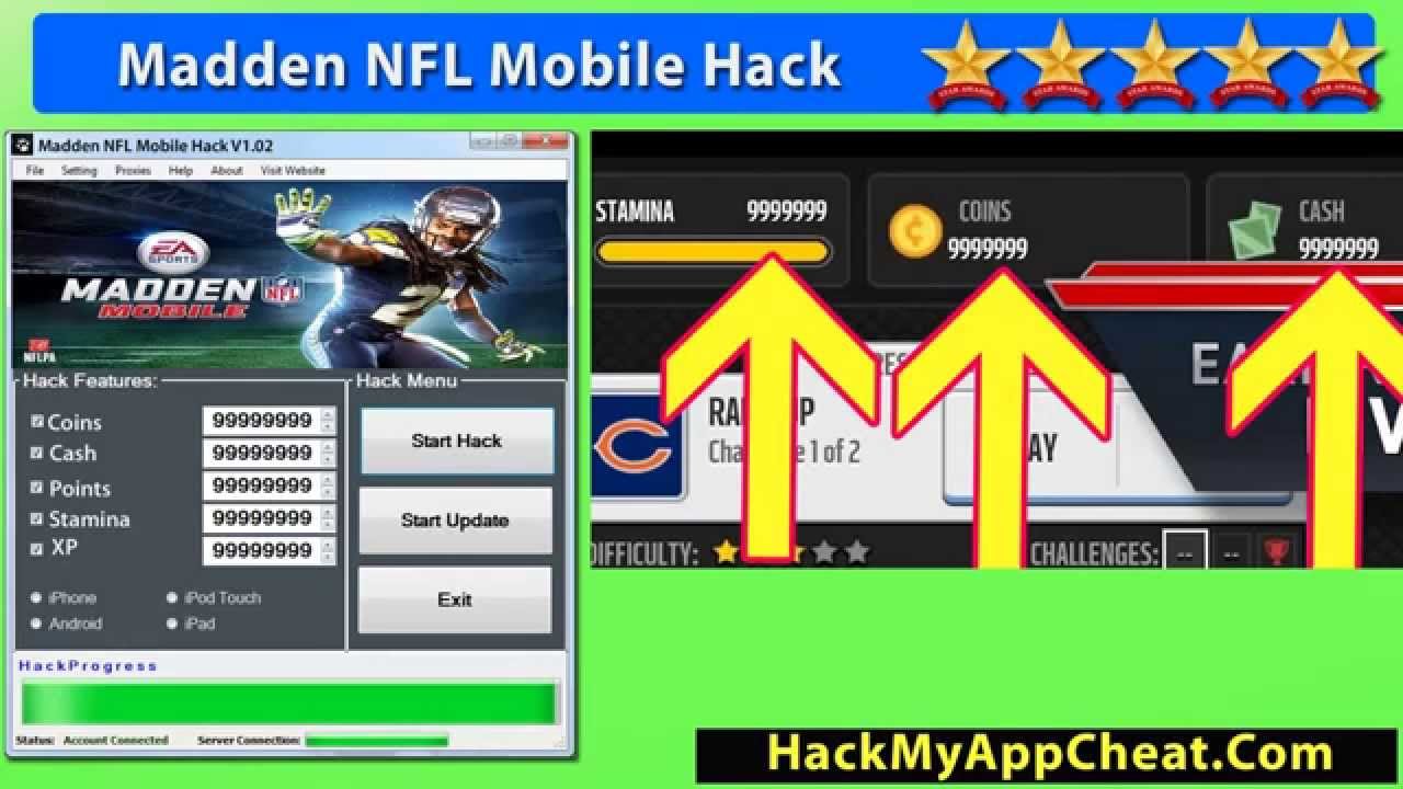 Madden NFL Mobile Triches Cash Coins and Bundle iOs Functioning Madden NFL Mobile Hack Cash