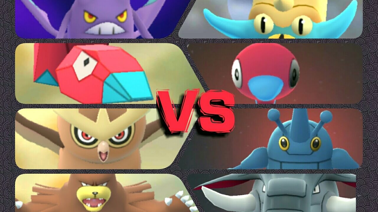 Pokémon GO Gym Battles 2 Gyms Porygon 2 Heracross Donphan Porygon Noctowl Ursaring Crobat & more
