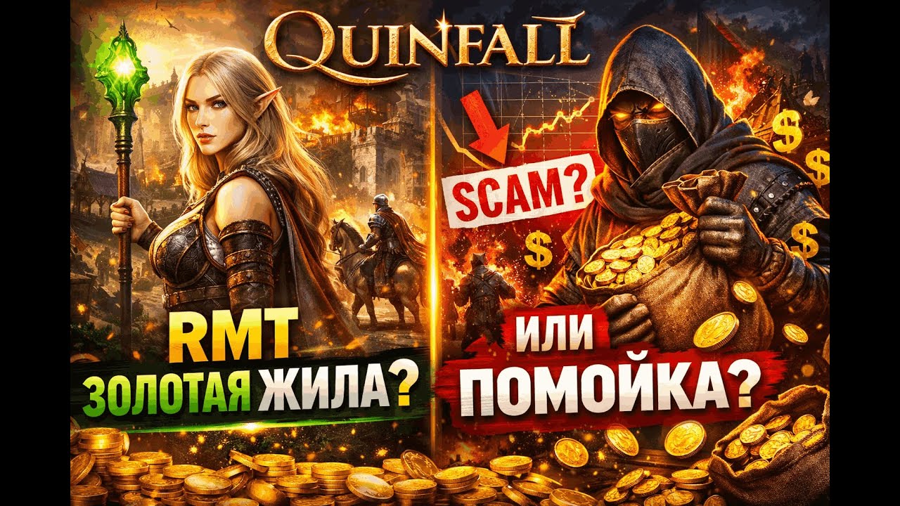 Quinfall — новая RMT-помойка или золотая жила?