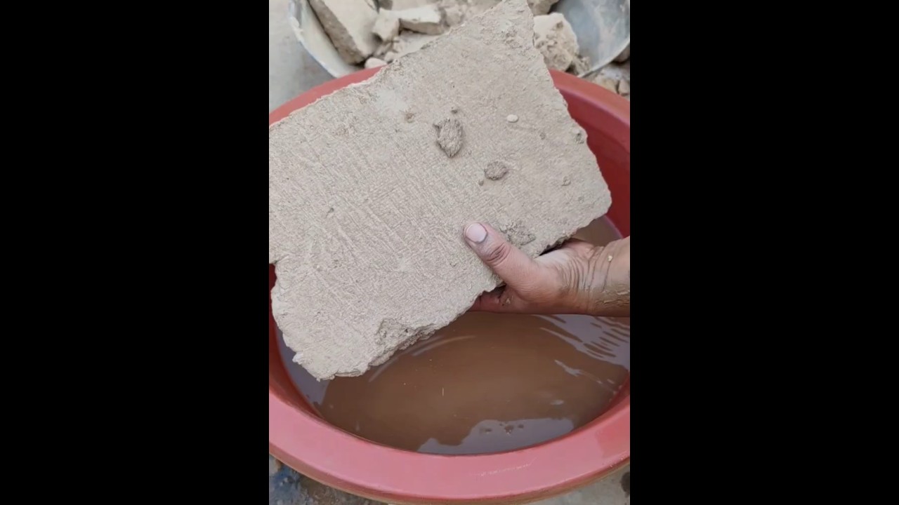 big slabs crumbling