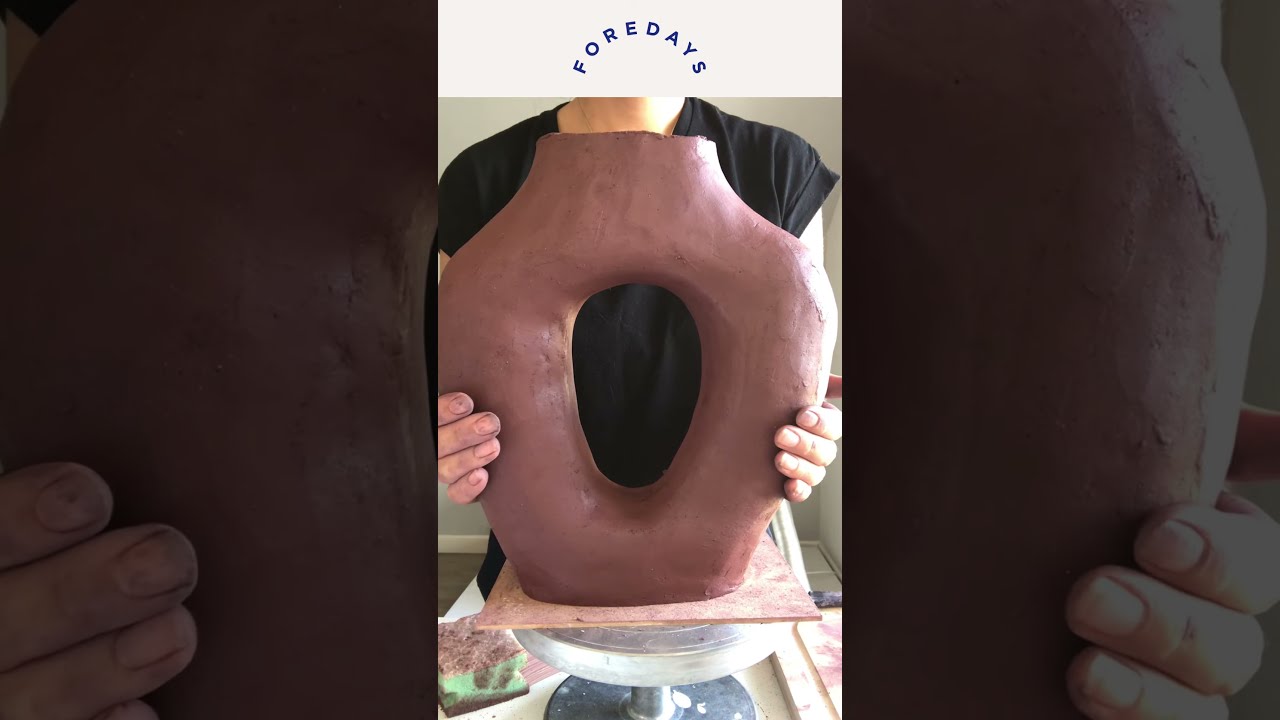Foredays handbuilt ceramic vase