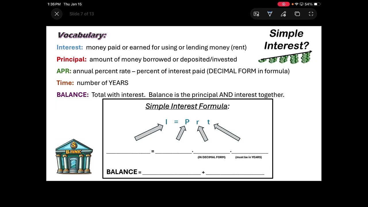 Simple Interest notes