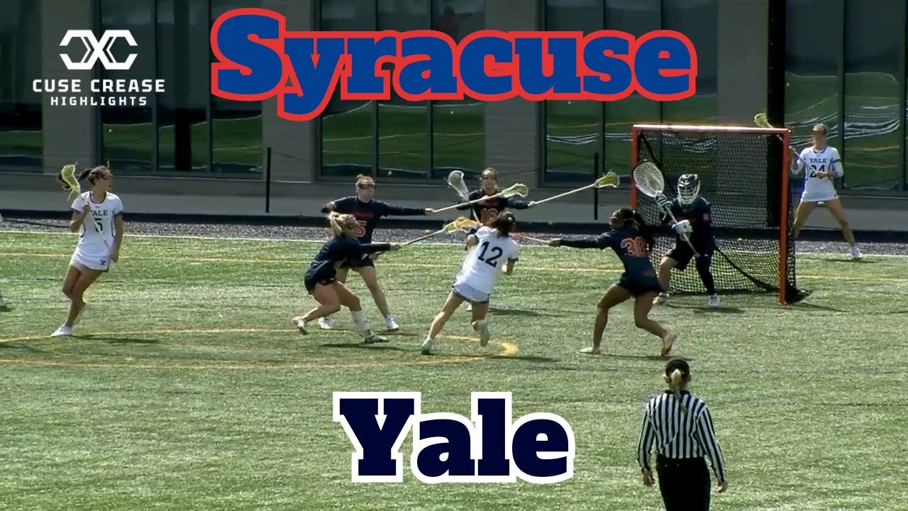 Syracuse vs Yale 2025 Women's Lacrosse Highlights
