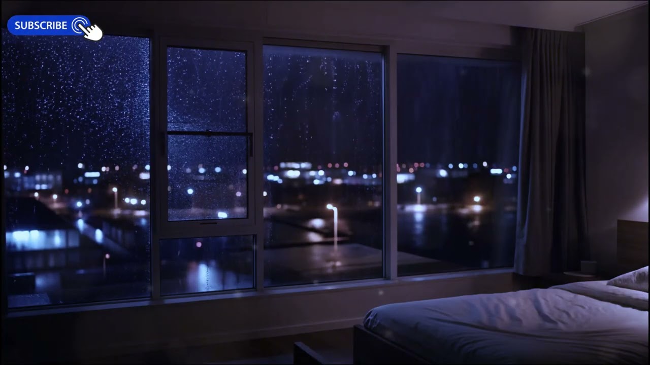 Sleep Better Tonight | Rain Sounds & Relaxing Music (3 Hours)