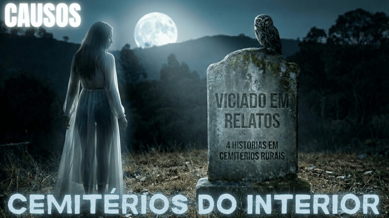 4 Causo SINISTRO EM CEMITÉRIOS BEM DO INTERIOR | SOBRENATURAL? LENDA? | Relatos Terror Rural | Ep.68