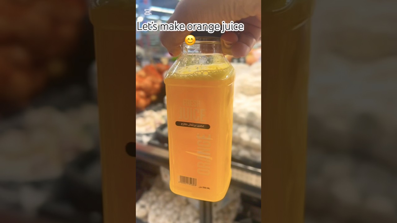 Let’s make orange juice by ourself ♥️