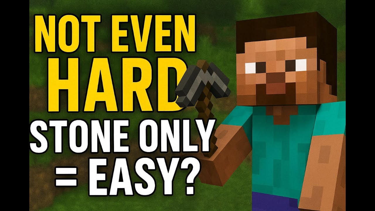 I Tried Stone Tools Only… And It Was EASY