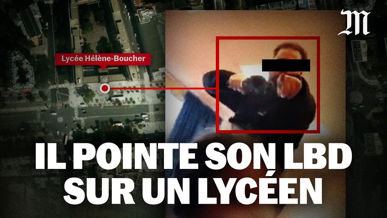Les méthodes musclées de la police pour déloger des lycéens qui militaient pour Gaza