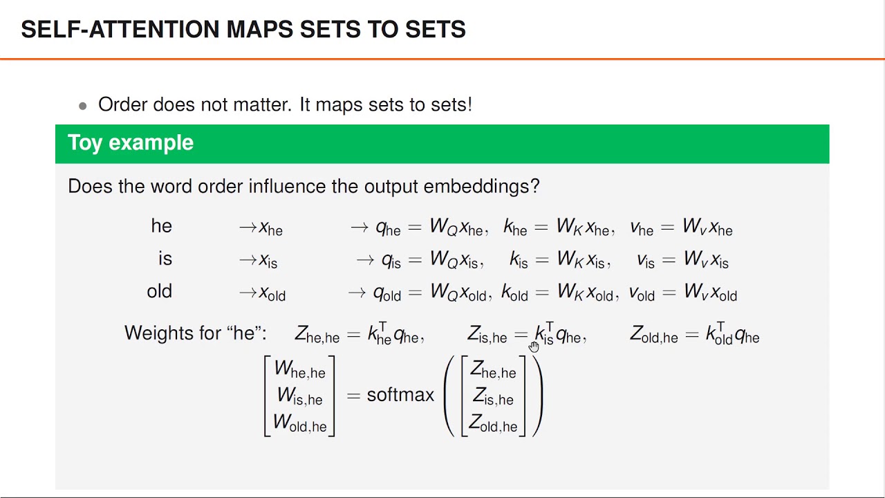 Transformers - Part 2 - Self attention complete equations