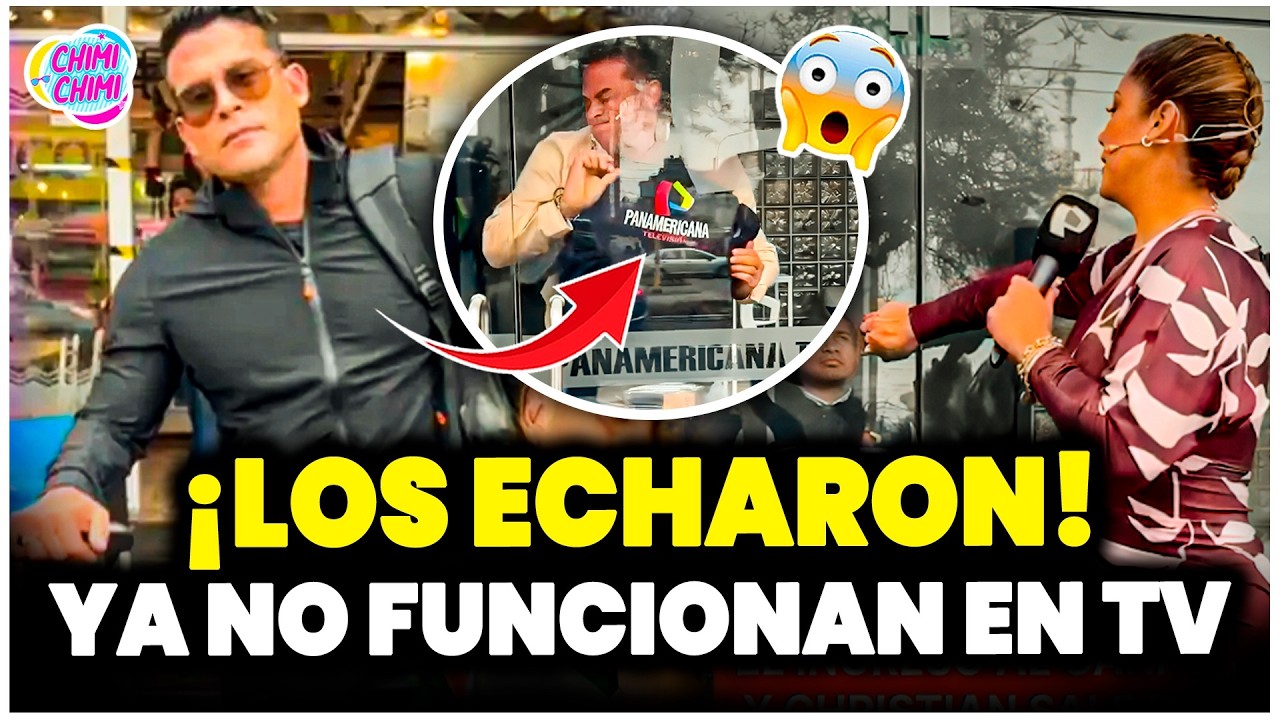 ¡LOS BOTARON! Karla Tarazona y Christian Domínguez son DESPEDIDOS ABRUPTAMENTE de PANAMERICANA TV