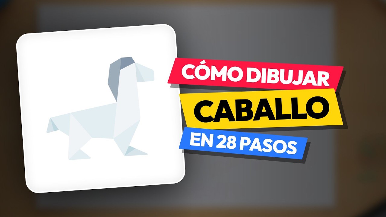 🐴 Cómo dibujar un caballo origami paso a paso | Tutorial completo y elegante