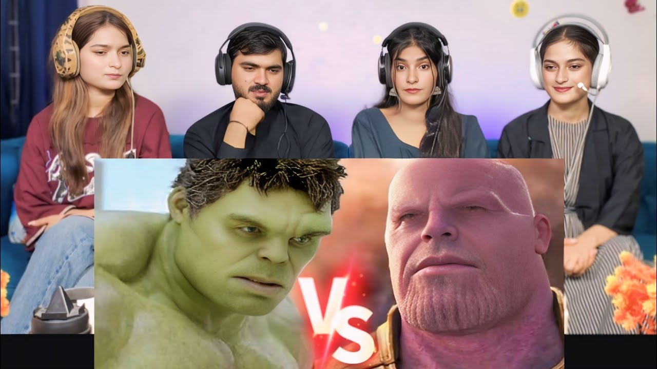 Hulk VS Thanos Avengers infinity War Fight Scene Reaction 