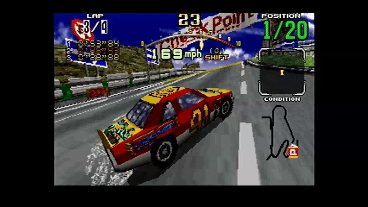 Daytona USA (Saturn) [Advanced] Speedrun in 3'12