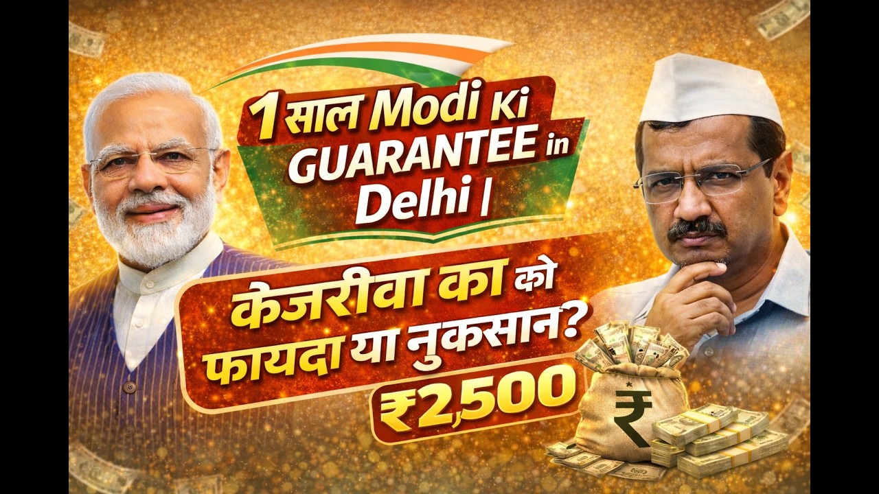 1 Saal Modi Ki Guarantee Delhi Sarkar | Kejriwal Ko Fayda Ya Nuksaan? Full Analysis