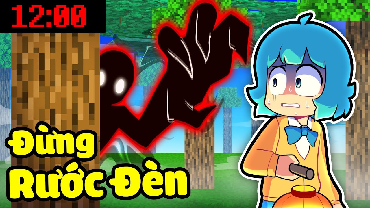 YUMMIE THỬ THÁCH 12 GIỜ ĐÊM RƯỚC ĐÈN TRONG MINECRAFT*ĐỪNG RƯỚC ĐÈN VÀO 12H ĐÊM 🤩😱