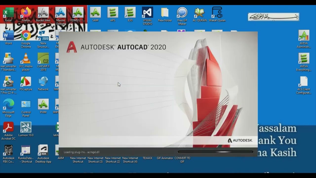 BISMILLAH : EXPORT MODEL FROM AVEVA E3D TO AUTOCAD