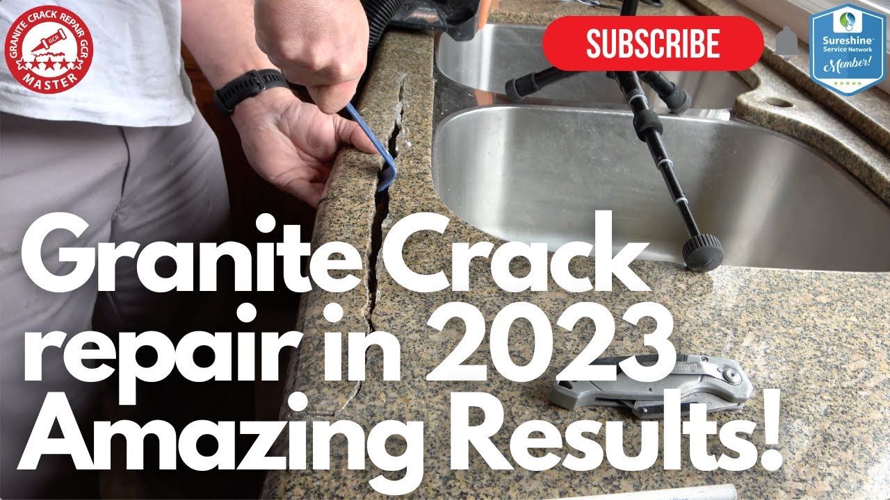Granite counter crack repair - Part 1