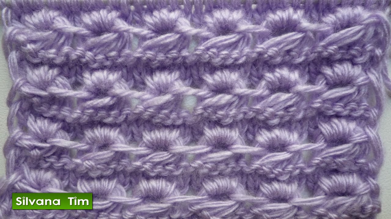 Punto CARACOLES a Dos Agujas / Puntada Caracol Tejido con dos Palillos / silvana tim # 289