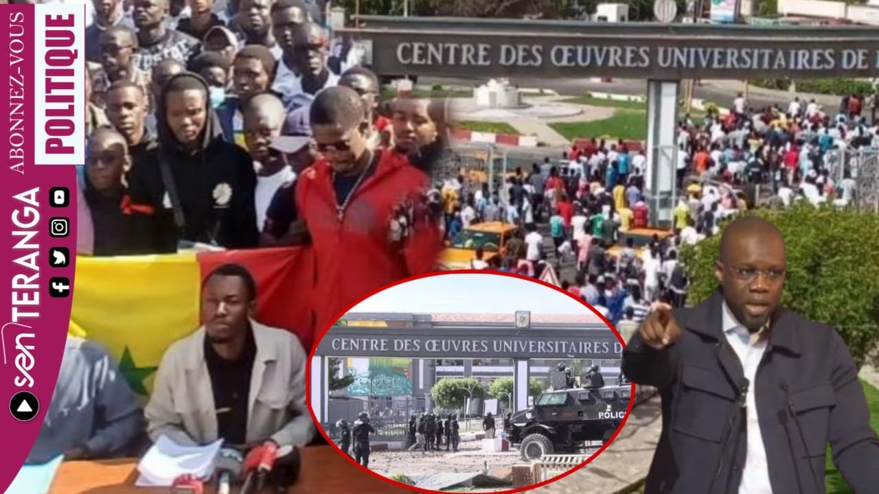 🔴 Direct UCAD : les &eacute;tudiants font face &agrave; la presse et r&eacute;pondent &agrave;....