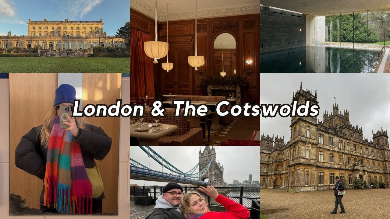 london + the cotswolds vlog | cowley manor, exploring the english countryside, bopping around london