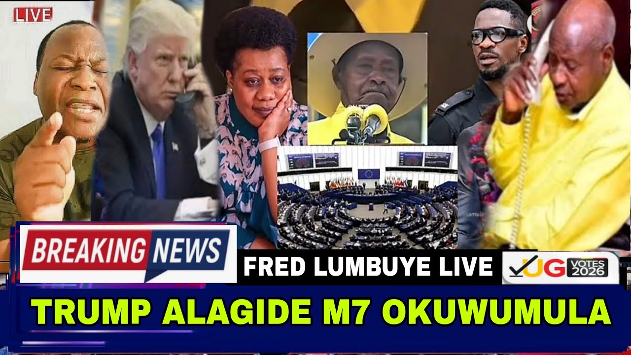 FRED LUMBUYE LIVE: ESIMU EMAZEKO MUSEVENI EMIREMBE, TRUMP ALAGIDE YOSERI EBINTU BITABUSE 