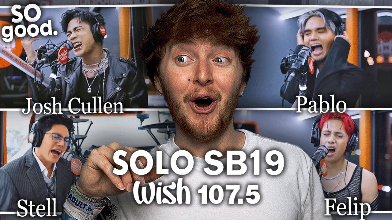SB19 SOLO SONGS LIVE! (La Luna, Wild Tonight, Palayo, Room | Wish Bus 107.5 Reaction)