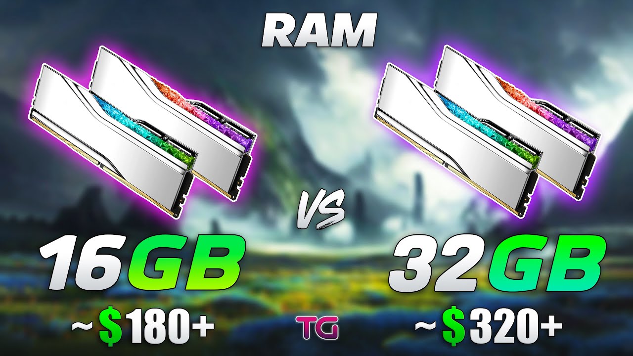 16GB vs 32GB RAM - Test in 12 Games | 2026