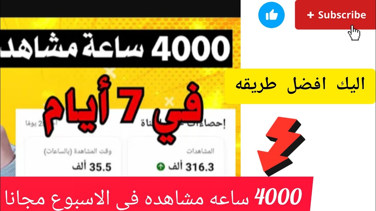 🚨السر الذي يخفيه الجميع😱!!!طريقه تحقيق 4000 ساعه مشاهدة بفيديو  واحد فقط🔥😨