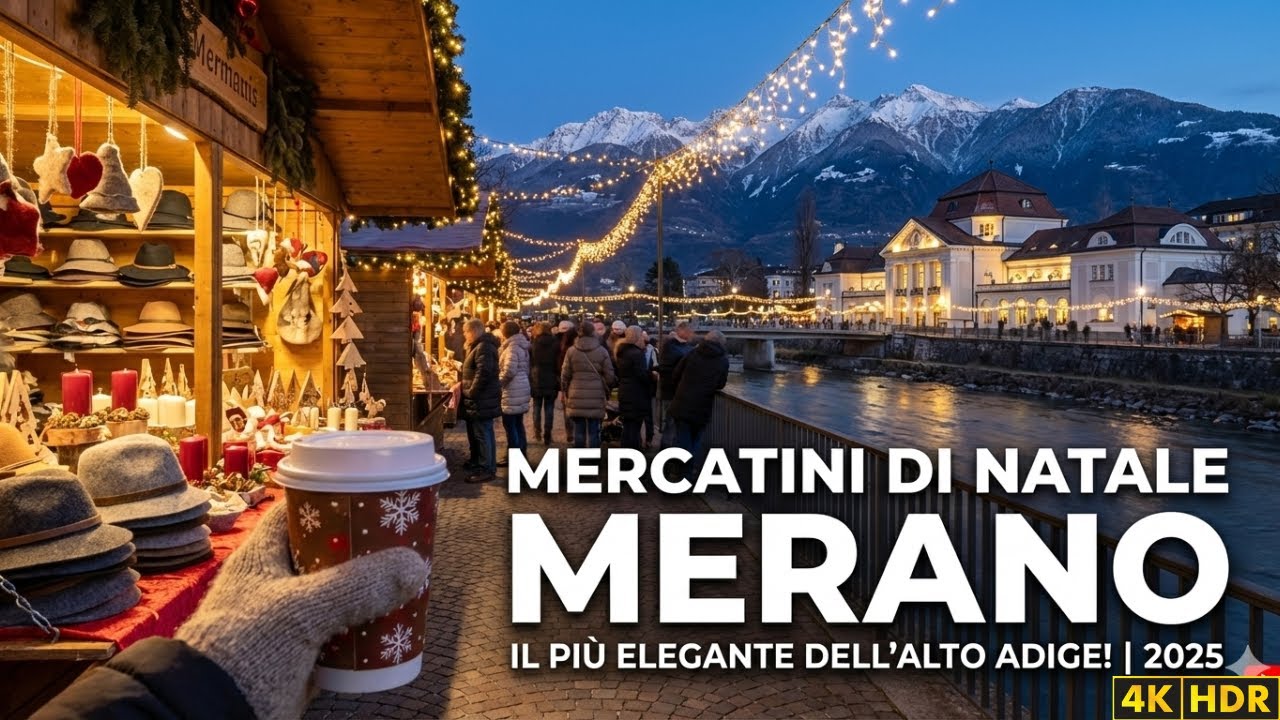 Merano mercatini di Natale 4K Hdr