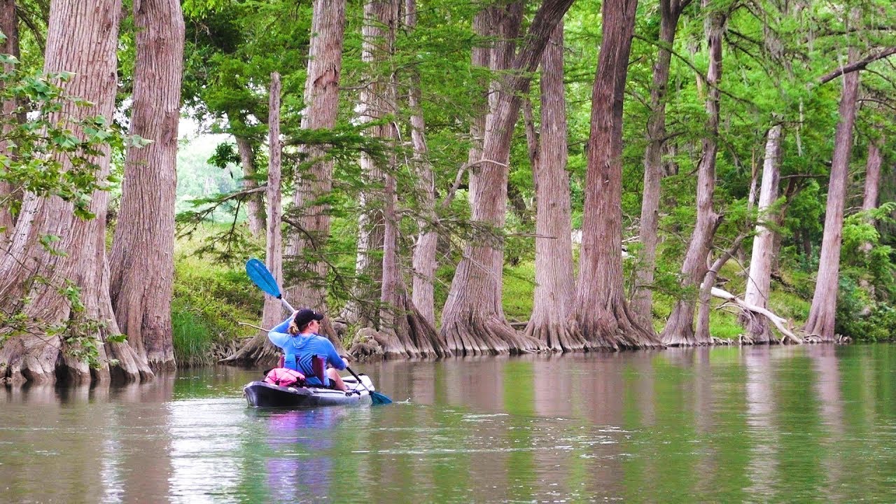 Kayak & Overnight Hammock Camp Scenic Texas River
