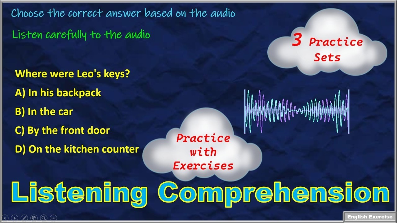 Listening and Reading Comprehension – Exercises #LittleMastery-EnglishExercises