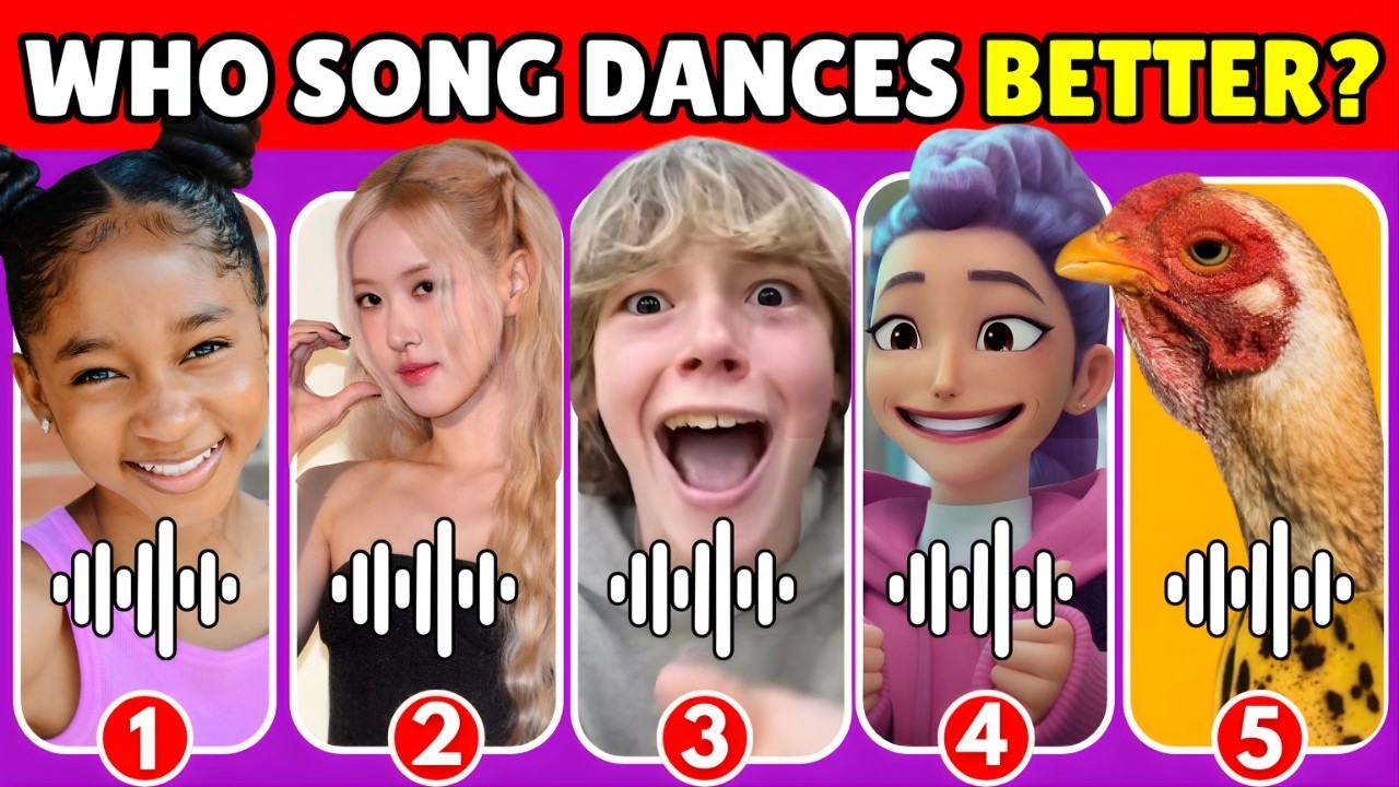 Guess Who Is Singing?🎶 & Youtuber and MEME By DANCE | Kpop Demon Hunters,Lay Lay,Salish,MrBeast