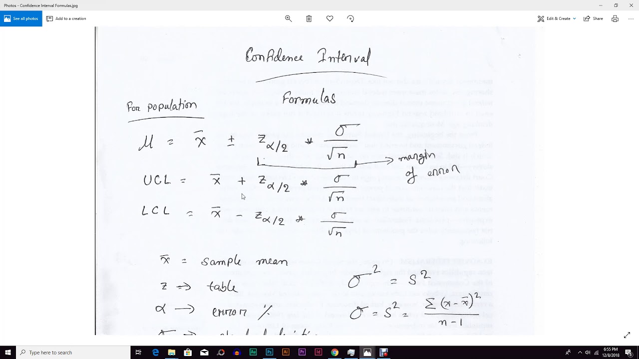 Confidence Interval