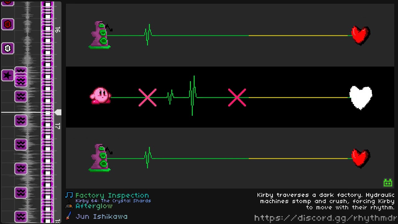 Rhythm Doctor Level Editor - Kirby 64: Factory Inspection