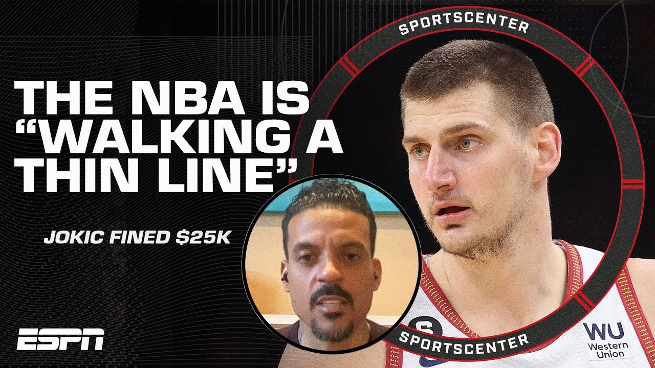 Matt Barnes reacts to Nikola Jokic's $25k fine, avoiding suspension for Game 5 | SportsCenter