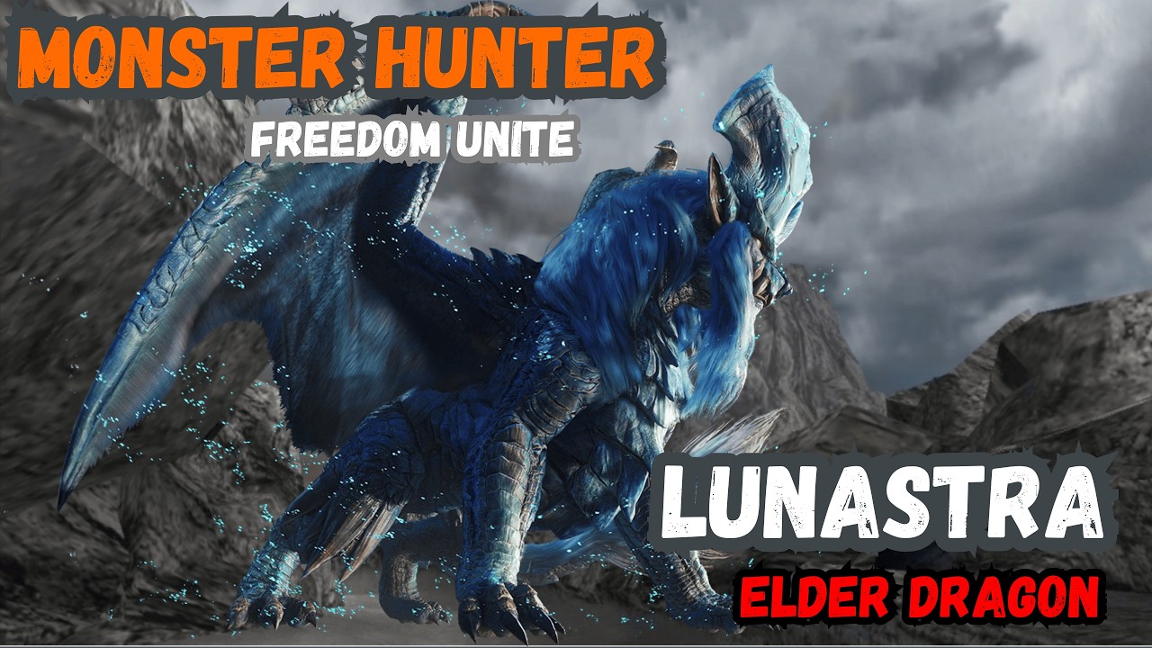 Monster Hunter Freedom Unite - Lunastra #monsterhunterfreedomunite #gaming #lunastra #elderdragon